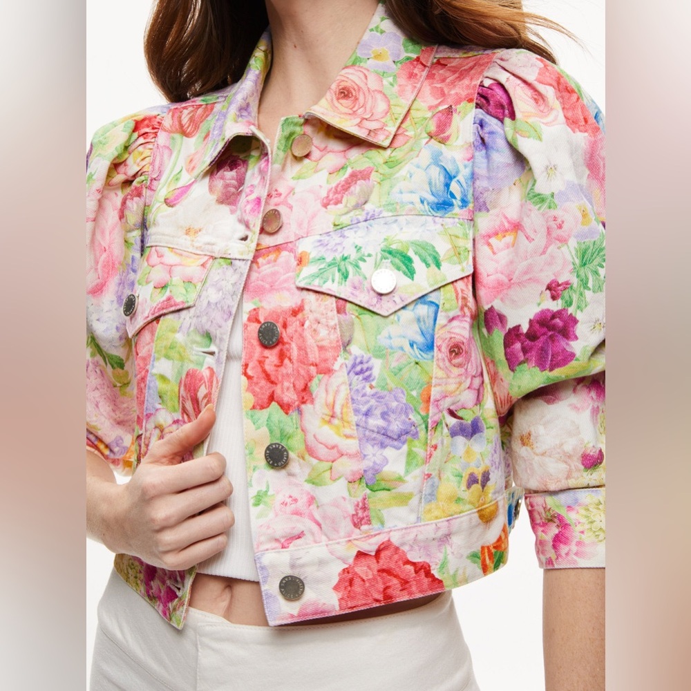 Alice + Olivia Lana Denim Jacket